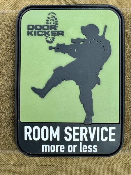 3D Rubberpatch "ROOM SERVICE green edition"