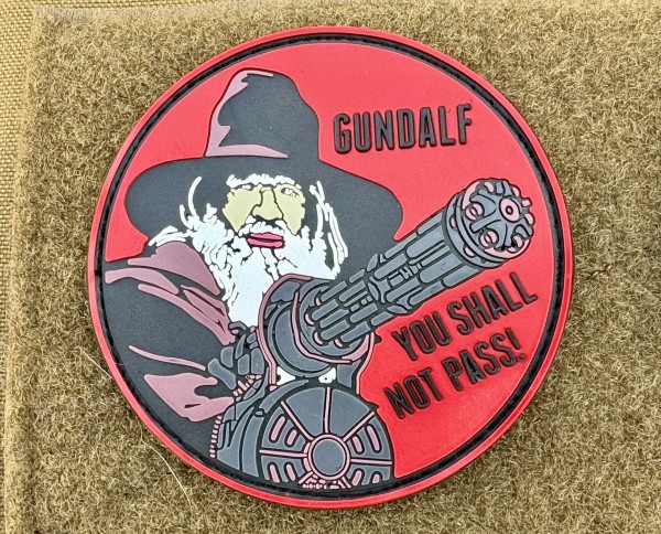 3D Rubberpatch: "GUNDALF red edition"