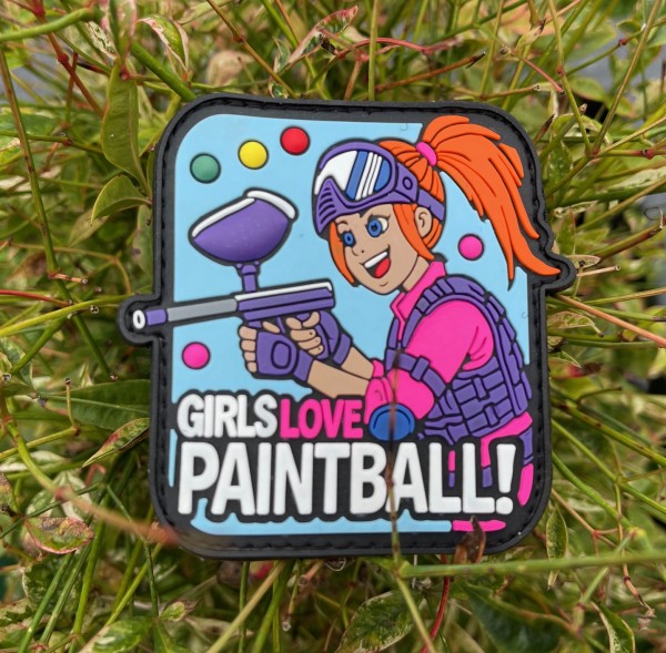 3D Rubberpatch "GIRLS LOVE PAINTBALL"