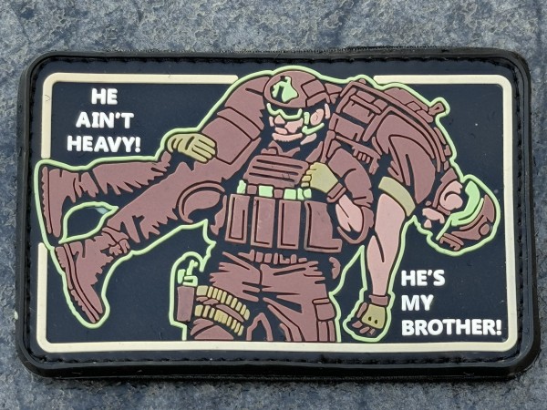 3D Rubberpatch: "He ain't heavy! He's my brother!